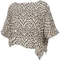 Guru-Shop Longbluse Boho Blusentop, asymmetrische Basic.. alternative Bekleidung