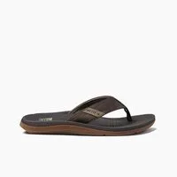 Reef Zehensandalen Santa Ana dunkelbraun Herren Badeschuh