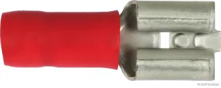 HERTH&BUSS Quetschverbinder, DIN 46245 Flachsteckhülse rot - 50252510