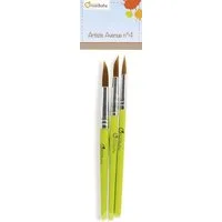 Avenue Mandarine Malpinsel Avenue Mandarine Set 3 Pinsel syntetisch rund