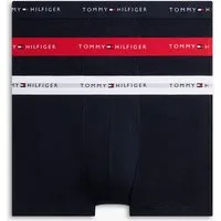 Tommy Hilfiger Underwear Trunk TRUNK 3 PACK (3-St) mit kontrastfarbenem Logobund