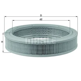 Mahle Luftfilter Audi Citroen Seat Skoda VW