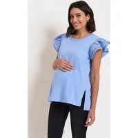Seraphine T-Shirt Seraphine Umstands-Top aus Baumwolljersey (1-tlg)
