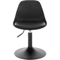 Woltu Sitzhocker (1 St), verstellbarer Schminkhocker Homeoffice hocker