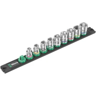 Wera Nuss-Magnetleiste B 4 Zyklop Steckschlüsseleinsatz-Satz, 3/8"-Antrieb, 9-teilig - 05005430001