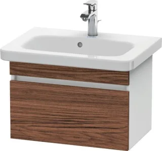 Duravit DuraStyle Waschtischunterbau wandhängend Nussbaum dunkel & Weiß Matt 580x368x398 mm - DS6379 DS637902118