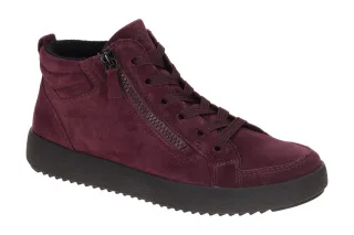 ara 12-37908 19 OSLO Damen Halbschuhe Merlot Leder Komfort Fu?bett Wechselfu?...