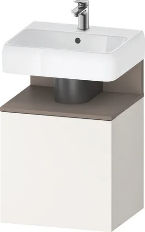 Duravit Qatego Waschtischunterbau wandhängend Weiß Supermatt 490x420x645 mm - QA4077L43840000 QA4077L43840000