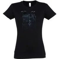 Urban Backwoods Print-Shirt Hugin and Munin V Damen T-Shirt Hugin Munin Odins Raben Odhins Ravens (1-tlg) Odin Thor Vikings Wikinger
