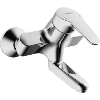 Hansa Waschtischarmatur Hansamix 01969283 chrom, Ausladung 171 mm, Wandmontage