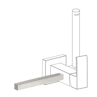 Tres Handtuchhalter Beidseitig installierbar (Ref 00612301AC, 00612302AC) , 03412402AC 03412402AC