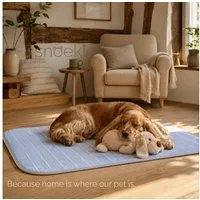 SNOEKIE Hundematte SNOEKIE Hundekühlmatte 90 x 120 cm Kühlmatte für Hunde & Katzen