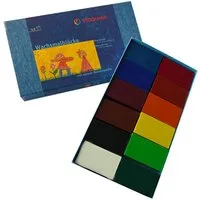 Stockmar Wachsmalstift Stockmar Wachsmalblöcke - 12 Farben im Kartontui