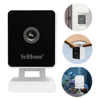 1/2/3/4Pcs Srihome SH057 4MP HD Security Camera Dual Band WiFi 5GHz AI Human Detection Two Way Audio Night Vision Easy I