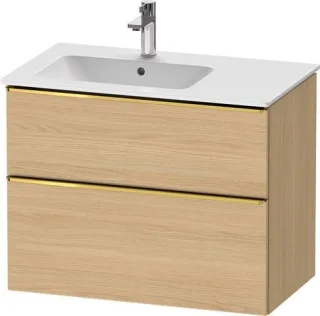 Duravit D-Neo Waschtischunterbau wandhängend Natur Eiche Matt 810x462x625 mm - DE4366034300000 DE4366034300000