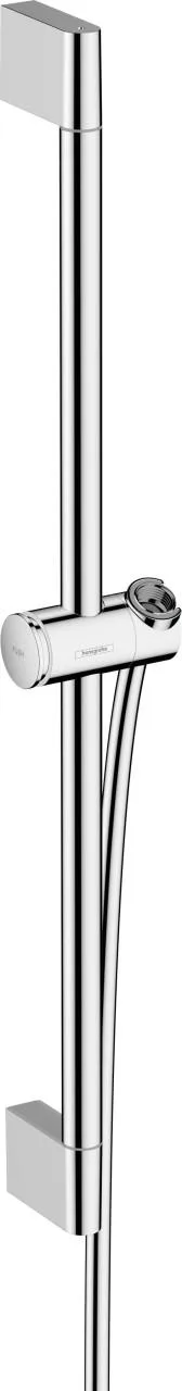 Hansgrohe Brausestange Unica/Pulsify 650mm mit Push Schieber und Brauseschlauch chrom, 24400000 24400000