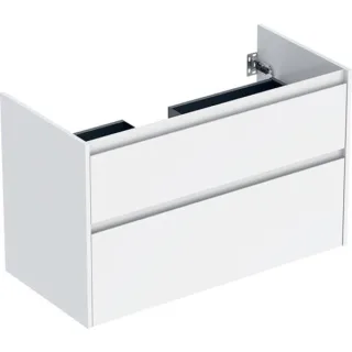 Geberit Ersatzteile Unterschrank für Möbelwaschtisch, 2 Schubladen B:100cm, weiß glanz, 246353011 246353011
