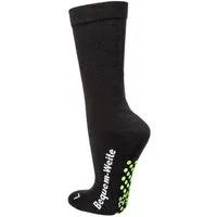 TippTexx 24 ABS-Socken 2 Paar antibakterielle Extra-Breite ABS-Socken mit Polstersohle (2 Paar) schützende Polstersohle, rutschfest, ohne Gummidruck