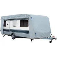 Green Yard Wohnwagenschutzhülle Wohnwagenschutzhülle Wohnwagen Abdeckplane CaravanCover S 460x250x220 (1 Stück, Inkl. Tragetasche), UV-beständig, schimmelresistent und reißfest