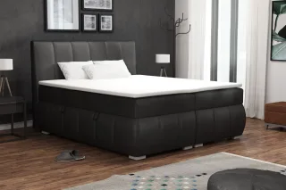 Boxspringbett Schlafzimmerbett VINCENZA 200x200cm inkl.Bettkasten