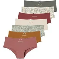 vertbaudet Slip Mädchen Shortys ADORABLE, Bio-Baumwolle 7er-Pack