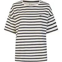 By Louise Pyjamaoberteil Lace Luxury (Packung, 1-tlg., 1-teilig) Damen Pyjamaoberteil Frottee Kurzarm Baumwolle T-Shirt