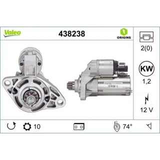 Valeo Anlasser 1,2 kW VW Passat CC B6 2,0