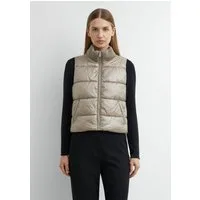 comma Outdoorjacke Outdoor-Weste Pufferweste mit Strickkragen