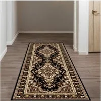 OTTO home Läufer Oriental, Made in Belgium, rechteckig, Höhe: 7 mm, Läufer, Brücke, Kurzflor, Orient-Optik, mit Bordüre, gewebt