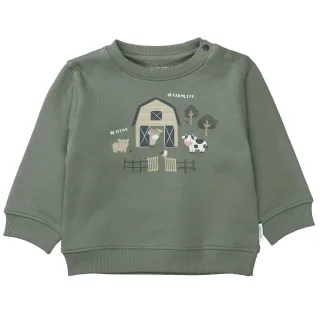 STACCATO - Kn.-Sweatshirt olive green - Gr. - 80