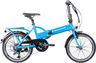 Zündapp "Z101" 6 Gang Shimano Tourney RD-TY300 Schaltwerk Kettenschaltung Heckmotor 250 W Pedelec, Elektrofahrrad für Damen u. Herren