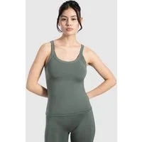 Smilodox Tanktop Missie, figurbetontes Sporttop, schmale Träger, breiter Bundabschluss Unterhemd, Stretch-Komfort Shirt, Alltag, Training Layering