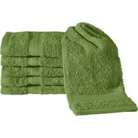 REDBEST Gästehandtuch Gästetuch "Chicago" 6er-Pack, Frottier, Walk-Frottier Uni
