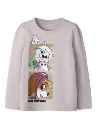 NAME IT - NMFJOANA PAW LS TOP BOX NOOS CPLG Burnished Lilac - Gr. - 92