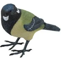 Figurendiscounter Gartenfigur Dekofigur Vogel 9,5 x 12 cm schwarz gelb