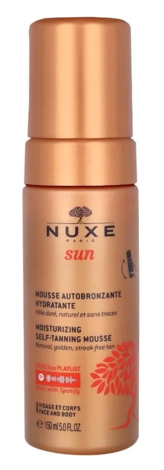 Nuxe Sun Moisturizing Self-Tanning Mousse.