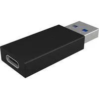 USB 3.2 Gen 2 Adapter IB-CB015, USB-A Stecker > USB-C Buchse schwarz