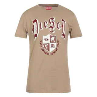 Diesel Unisex Erwachsene Mittelalter T-Shirt (Beige)