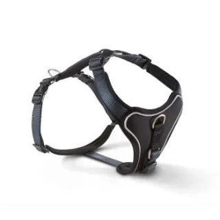 Wolters Professional Comfort Hundegeschirr schwarz/ graphit XS
