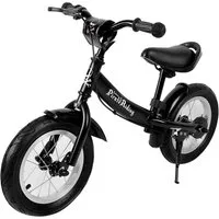 Spielwerk Laufrad Street Pirate, 2-5 Jahre 12 Zoll Höhenverstellbar Bremse Lenkrad Luftreifen Fahrrad