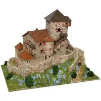 Firma Aedes Ars S.L. ® Modellbausatz AEDES ARS Steinbaukasten - Burg Branzoll