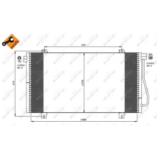 NRF Klimakondensator Nissan Interstar Renault Master