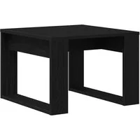 vidaXL Couchtisch Couchtisch Schwarz Eichen-Optik 50 x 50 x 35 cm Holzwerkstoff (1-St)