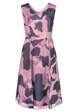 Betty & Co - Midikleid lilac/dark blue - Gr. - 36