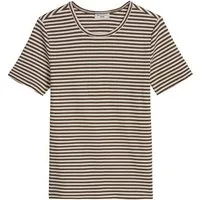 Marc O'Polo DENIM Kurzarmshirt Slim-Fit T-Shirt mit Streifen - Regular Fit