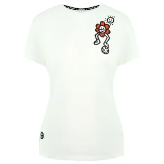 Puma x Mr Doodle Kurzarm Crew Hals Weiß Womens T-Shirt 598691 02