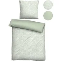 Biberna Wendebettwäsche 0474495, Lyocell, 2 teilig, natürlicher Rohstoff, schnelltrocknend, angenehm weich, atmungsaktiv