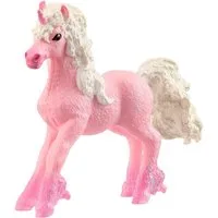 Schleich® Spielfigur BAYALA®, Blüten Einhorn Fohlen (70832), Made in Europe