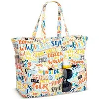 MOPUEA XL-Strandtasche Strandtasche mit Reißverschluss Damen Badetasche Beach Bag (Set, 1-tlg., Schützt vor Sand und Feuchtigkeit im Alltag), Ca. 45 L Stauraum für Kleidung und Zubehör.