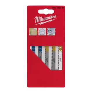 Milwaukee - Stichsägeblatt-Set Holz & Metall - 5-teilig - 4932345825